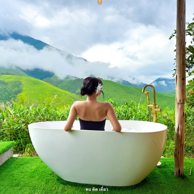 #ที่พักหมู่บ้านสะปัน  บนยอดดอย แช่อ่างฟินๆ ชมหมอก #ที่พักหมู่บ้านสะปัน  บนยอดดอย แช่อ่างฟินๆ ชมหมอก