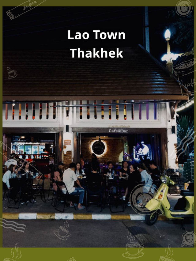 🏮 รีวิว: Lao Town Nihon – คาเฟ่สุดชิคกลางท่าแขก