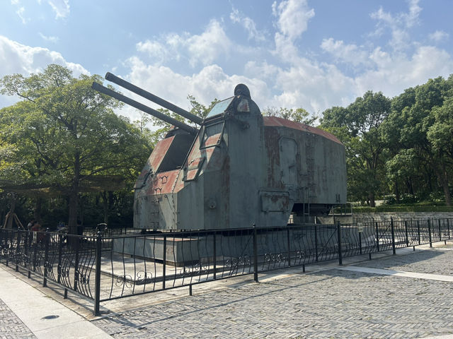 上海海景之一，吳淞口炮台濕地公園