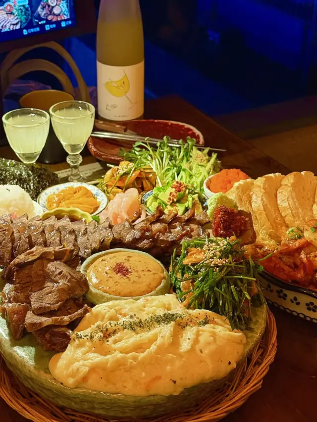 🇰🇷 A Dreamy Dinner Under Namsan Tower — The Prettiest Meal of My Life✨