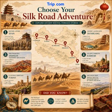 🐪🏜️ Travel one of the world's greatest historical routes—the