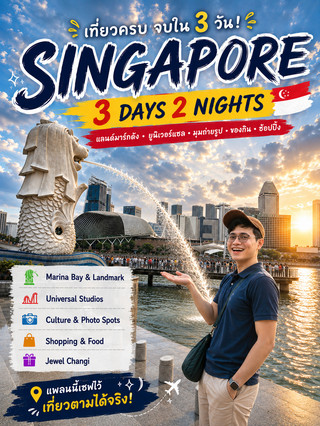 Singapore 3 Days 2 Nights: Hit All the Highlights! Landmarks • Universal • Photo Spots.