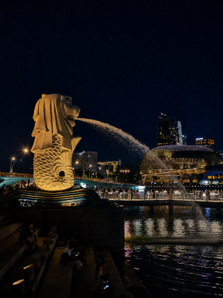 Singapore after dark