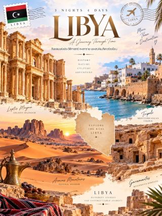 🇱🇾✨ Libya, a land where every ruin, every desert, and every sunset tells a story spanning thousands of years.