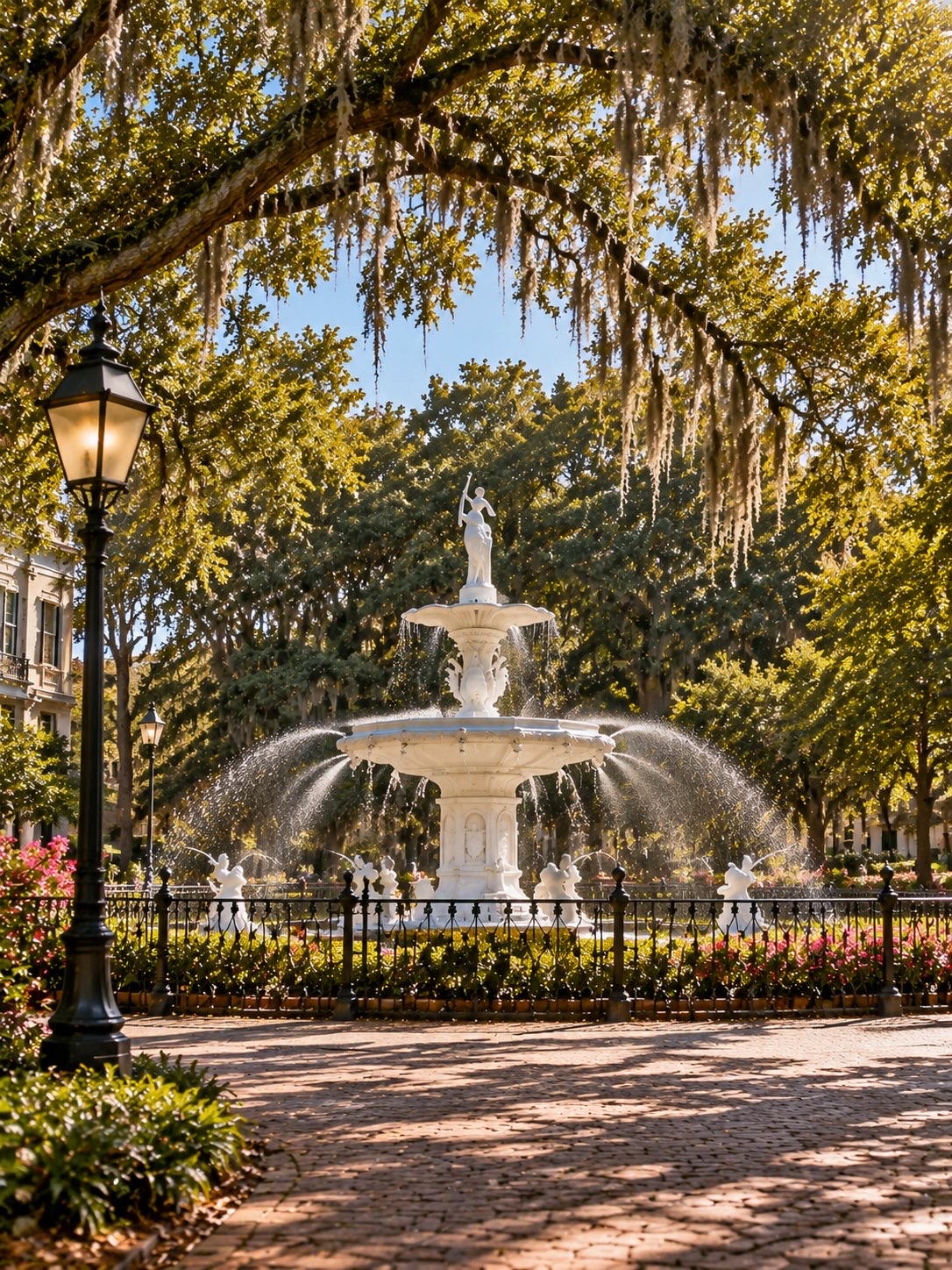 🇺🇸🌳 SAVANNAH, GEORGIA — A city straight out of a movie

If you remember the scene of a man sitting waiting for the bus with a box of chocolates in his hand, Savannah is a must-see for fans of Forrest Gump (1994). 🎬🍫

This charming southern city boasts shady streets, classic architecture, green squares, and moss-covered oak trees, creating a warm and classic atmosphere.

📍 4 Must-Visit Spots

🌳 1. Chippewa Square
The filming location of the scene where Forrest sits and recounts his life while waiting for the bus. This scene made the square an iconic landmark for movie fans worldwide. However, the benches used in the film are no longer there.

🏛️ 2. Savannah History Museum
Explore the city's history and trace the location of the benches used in the film, which are on display at this museum.

🌿 3. Forsyth Park
A large park with a striking white fountain. Perfect for strolling, taking photos, and soaking up Savannah's relaxed atmosphere.

🏘️ 4. Historic District
An old town area full of beautiful houses, historic streets, cafes, and small squares, ideal for exploring the city at a leisurely pace.

✨ Savannah's charm isn't just in being a film set, but also in its atmosphere that makes you want to keep walking. Every street has details to see, and every square has its own story.

For Forrest Gump fans, try standing at the spot where Forrest once sat and think about that classic line about the box of chocolates! 🍫💛

🇺🇸 SAVANNAH, GEORGIA, USA
A city that proves that sometimes ordinary places can become extraordinary memories.

#FollowingInTheFootstepsOfFamousMovies #ForrestGump #SavannahGeorgia #TravelAmerica