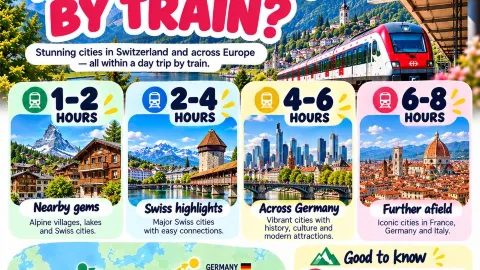 🚆🇨🇭 How Far Can You Go by Train from Visp in 1–8 Hours? — traveler post in Brig