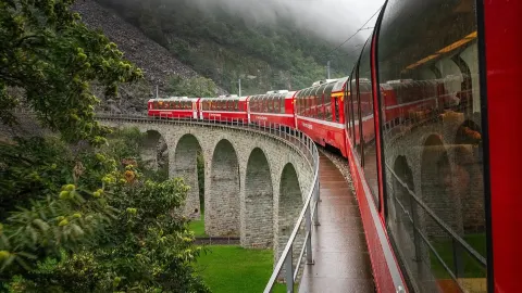 Bernina Express – The Most Beautiful Train Journey in the World 🇨🇭🚞 — traveler post in Chur