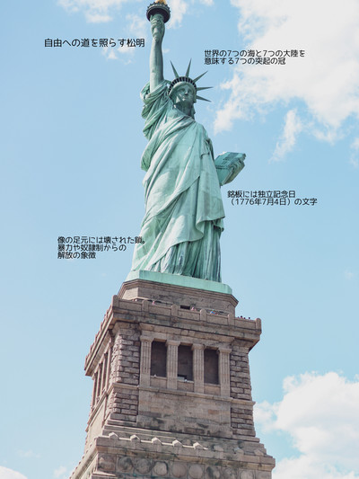 Liberty  「ロマンチックな世界へ」 ニューヨーク「自由の女神」大人気の王冠まで登るツアーに参加するには