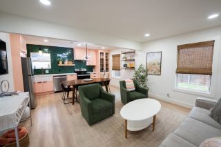 Two Colorful Bedrooms and Open Living Space at Uptown Peach