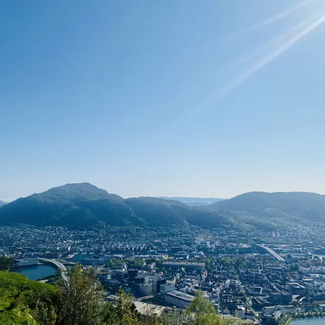 A Breathtaking Reward Overcoming My Fear of Heights in Bergen   😎 #fløbanen