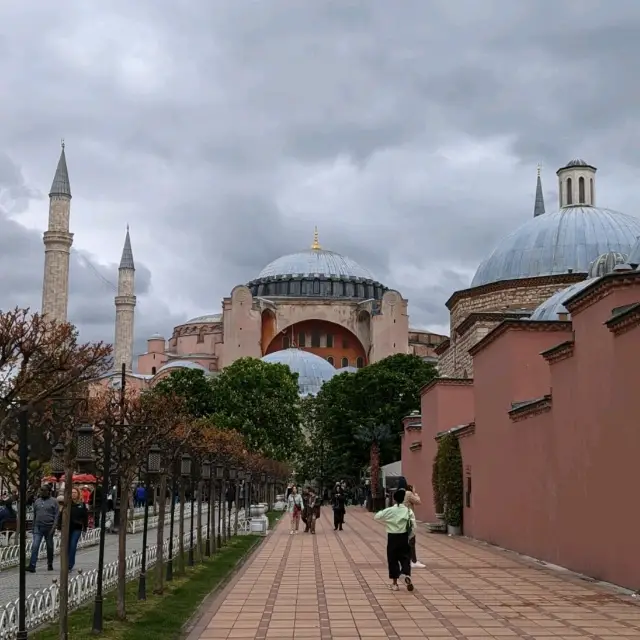 The stunning Hagia Sophia mosque in Istanbul 