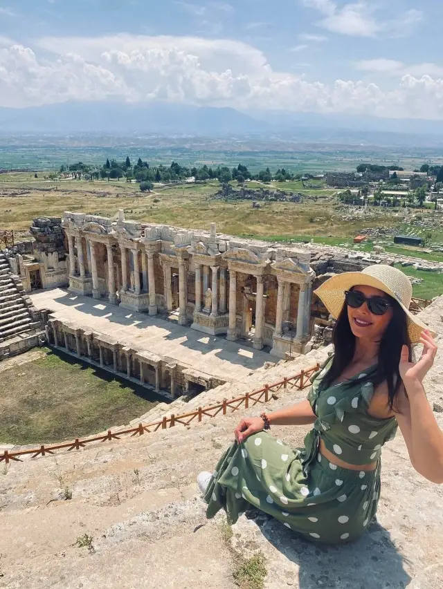 The ancient city of Hierapolis.