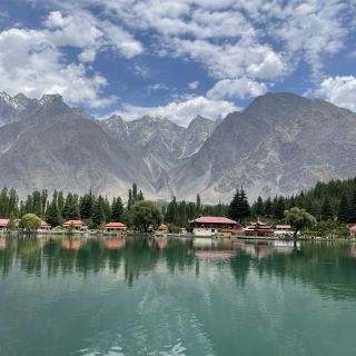 I had the pleasure of visiting Shangrila Resort in Skardu, and it was an unforgettable experience that left a lasting impression. Nestled amidst breathtaking mountain scenery and lush greenery, the resort offers a stunning backdrop that enhances the overall ambiance.
Upon arrival, I was greeted by the friendly and attentive staff, who made me feel welcome. Although I didn’t stay overnight, I explored the beautiful grounds and was impressed by the spacious and well-maintained facilities. The resort features inviting gardens and outdoor seating areas, providing a perfect setting to relax and take in the stunning views.
The location of Shangrila Resort is ideal for exploring the surrounding natural beauty, with various trekking trails and attractions nearby. Whether you’re looking for adventure or simply a place to unwind, the resort offers something for everyone.
Overall, I highly recommend visiting Shangrila Resort for anyone traveling to Skardu. The combination of exceptional service, beautiful surroundings, and delicious food makes it a must-visit destination, even if you don’t stay overnight.🏖️Ambiance/Facilities:📍Address: pakistan #localguides  #historicallandmarks  #familytrip 