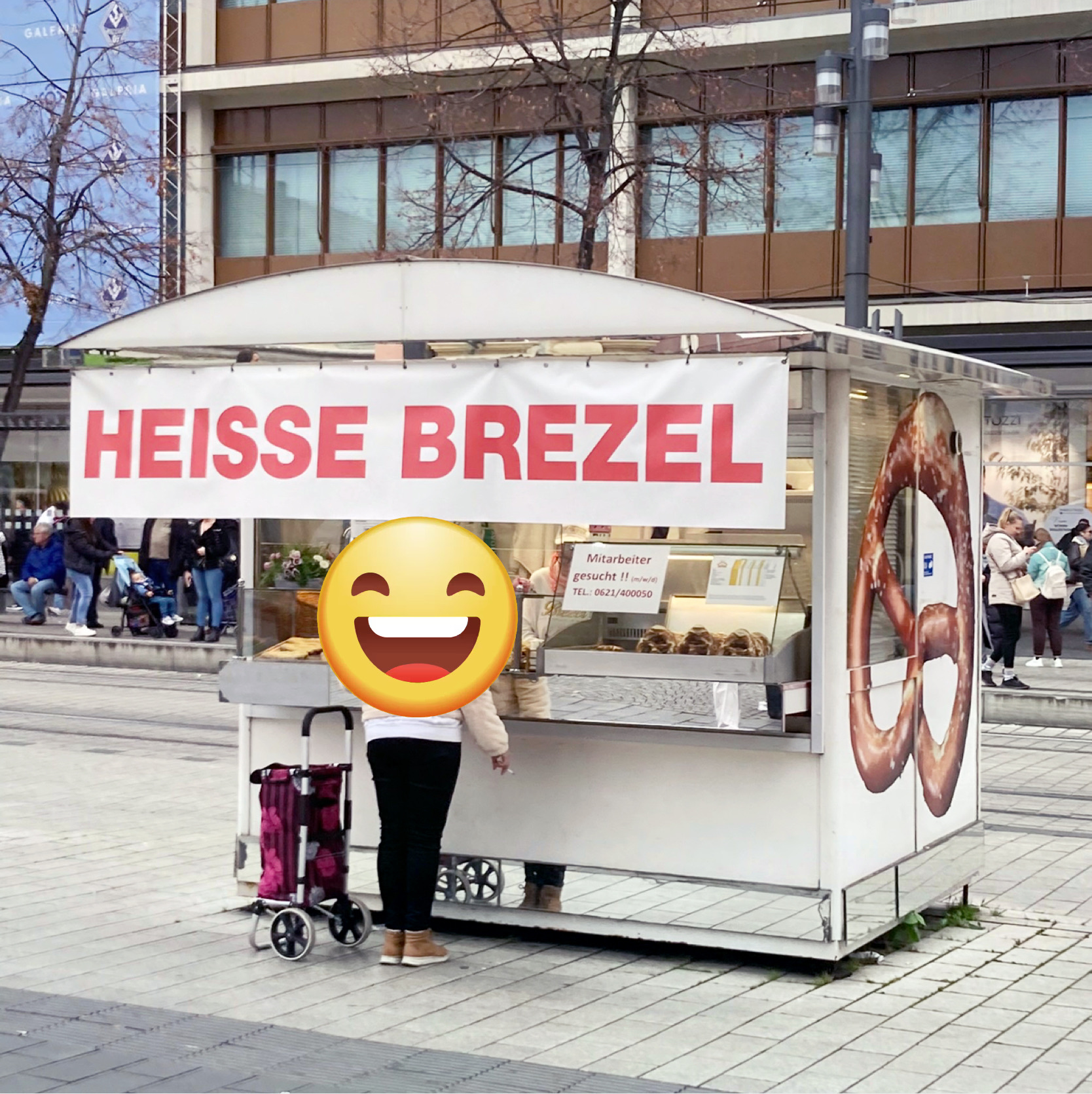 Làm ấm Brezeln khi bạn đói 
