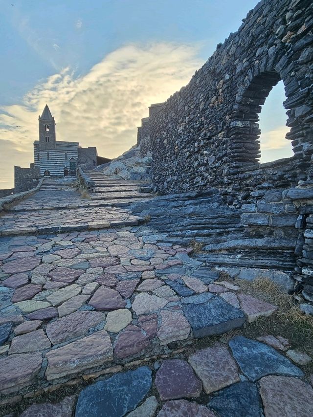 PORTOVENERE : A Castle at the peak of an Italian coast