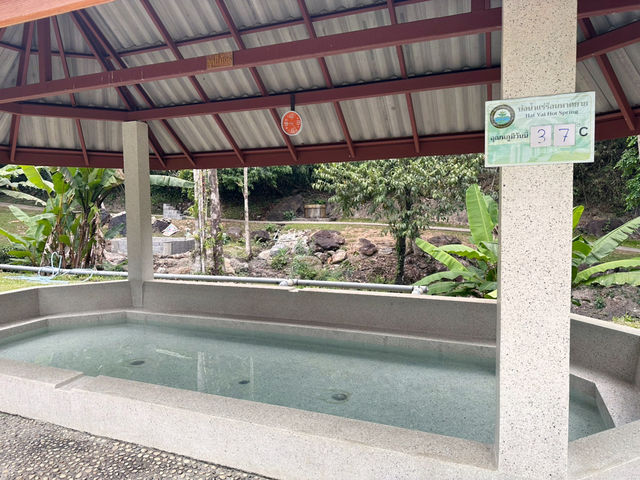 Beautiful hot springs in Ranong