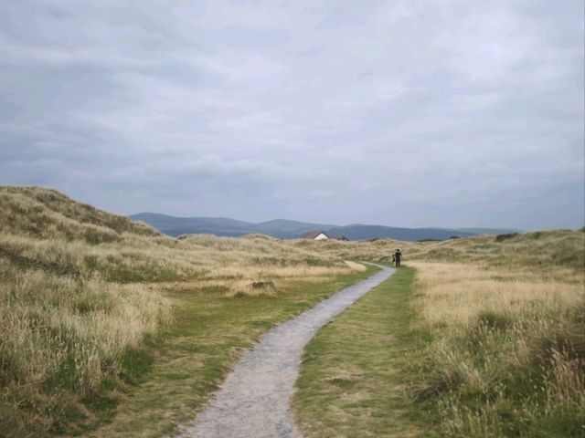 Dunes of fun in Ynyslas, Wales.
