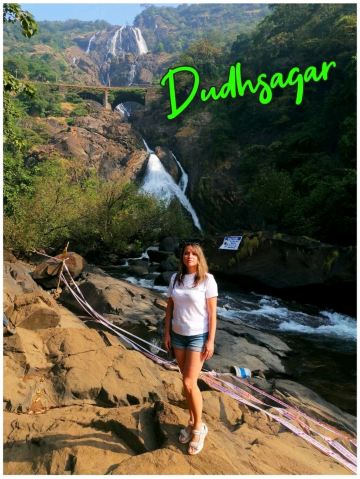 Dudhsagar Falls ("Sea of Milk") 🇮🇳💧