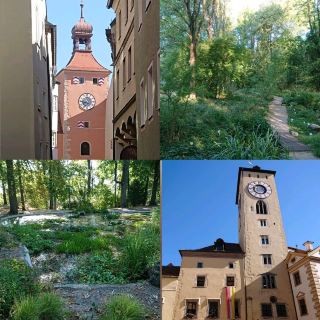 Regensburg in Germany, splendid botanical garden