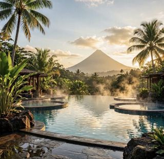 A VOLCANO RIGHT OUTSIDE YOUR WINDOW! 🌋
