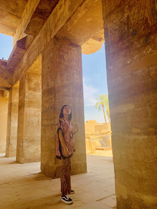 【Travel around the 🌍 world】Egypt 🇪🇬 Luxor. Karnak Temple portrait photography.