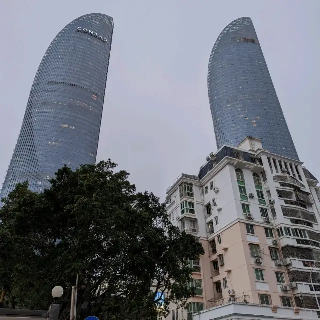 The icon of Xiamen, the twin towers