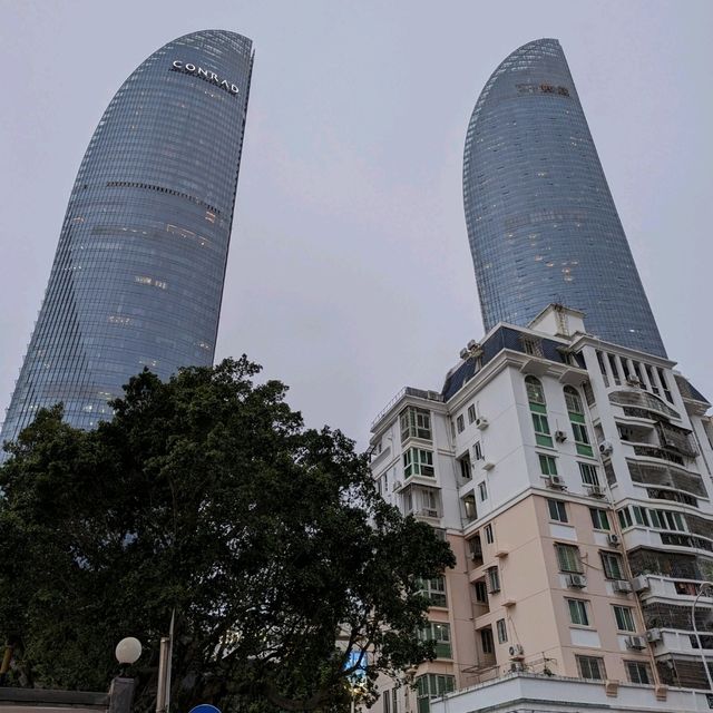 The icon of Xiamen, the twin towers