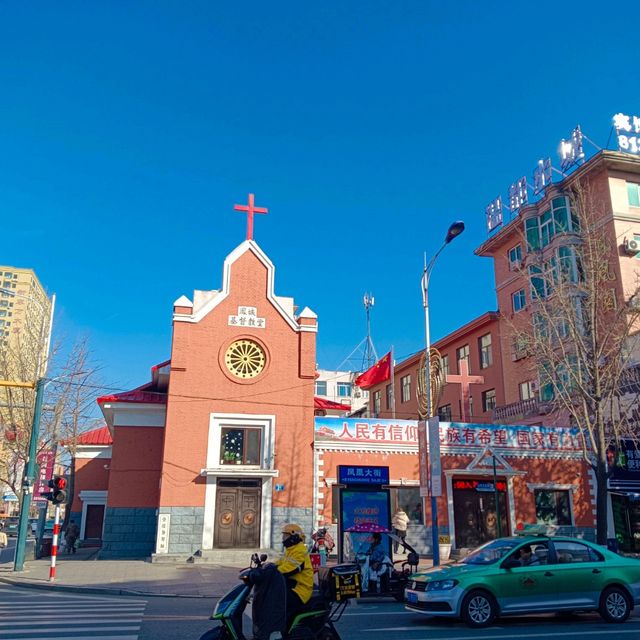遼寧丹東市鳳城市的基督教老教堂