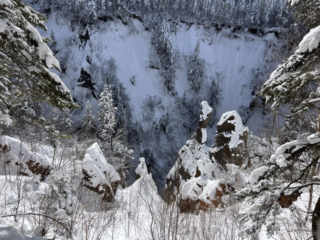 長白山西坡錦江峽谷