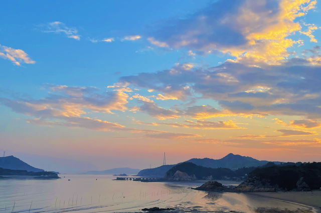 福州｜連江粗蘆島——海邊的浪漫，日落佔一半