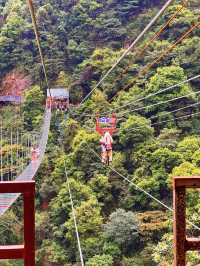 雲上仙境韶關雲門山168m雲上飛瀑