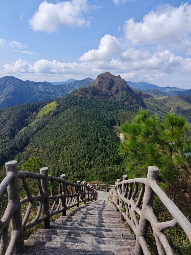 浙江麗水北斗崖現實版的天空之境