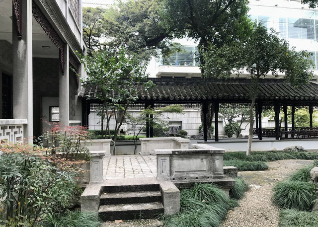 蘇州圖書館裡的“天香小築”