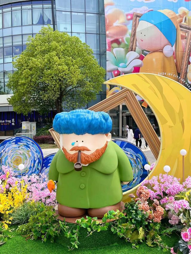 成都驚現大藝術家和梵高先生合影