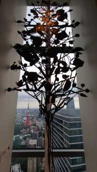 東京虎之門之丘安達仕酒店的東京塔景觀真是無敵