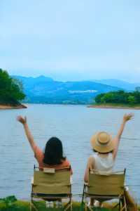 成都1h|開車直達的夏日湖畔露營地！