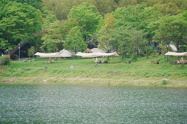 初夏徒步，輕鬆愜意環湖賞美景