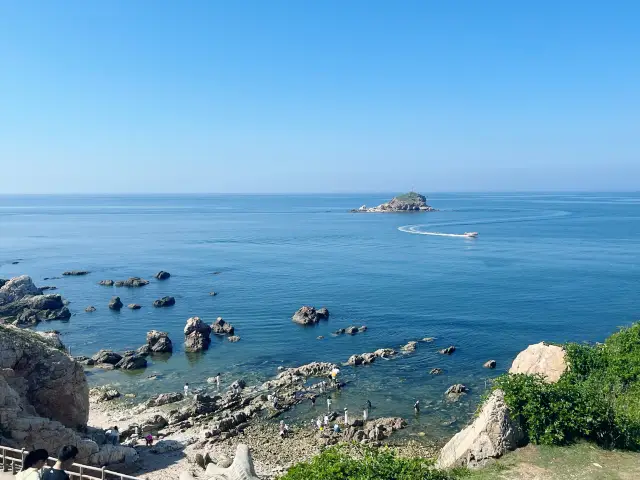 Real shots of taking kids to Yangma Island, not deceptive photos