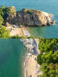 小眾沙灘深圳南澳絕美的玻璃海灘~~