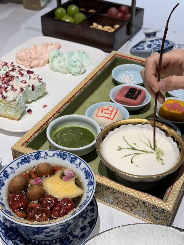 在石家莊吃的漂亮下午茶。。。。