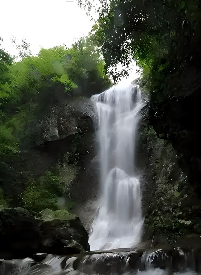 不去九寨溝，就來飛水寨，歸去不看水！。