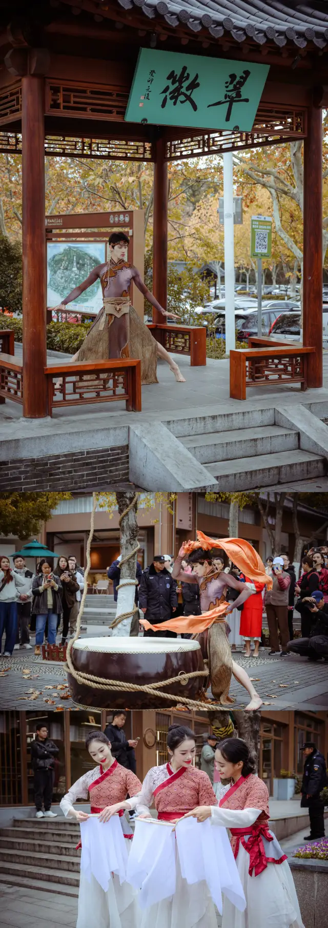Nanjing Wangshan Street, where art and food collide to create a unique spark. 