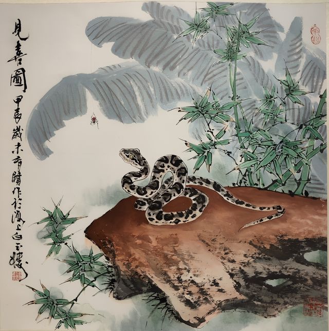 金蛇迎春