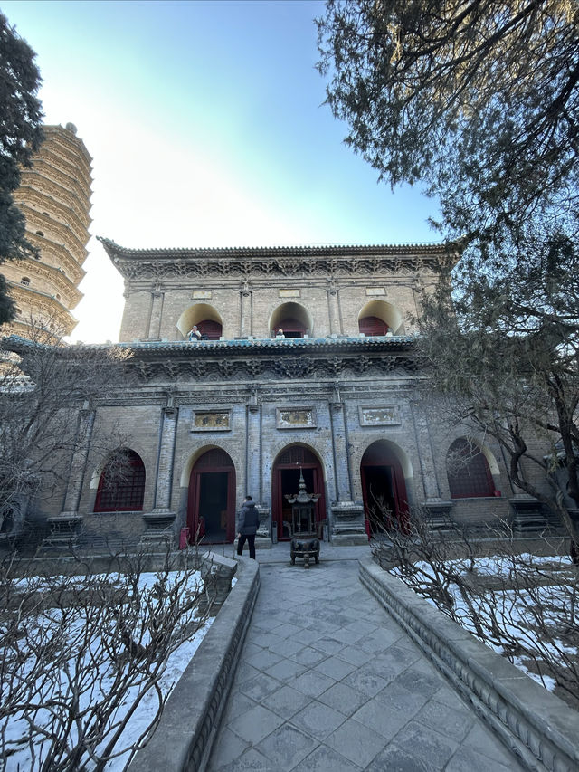 唯美的太原雙塔
