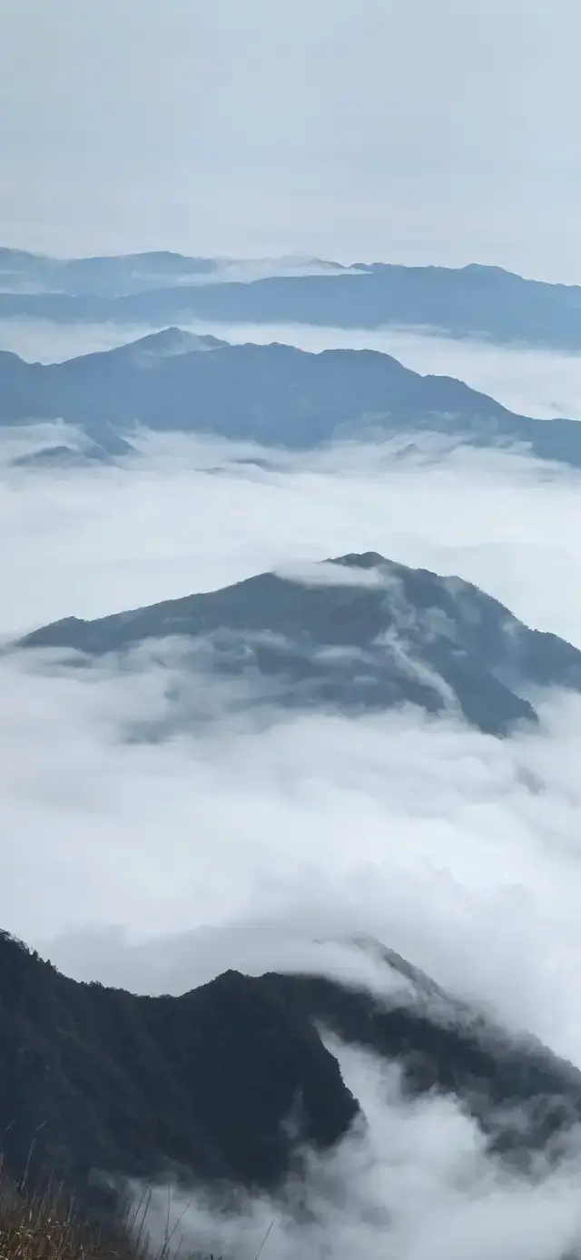 A Journey to Wugong Mountain: Encountering the Sea of Clouds and Heartfelt Moments