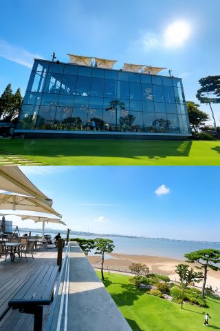 This seaside cafe in Dangjin, South Korea is amazing!