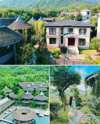 在安吉入住山野深處的東南亞風情茅草屋