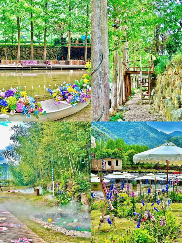 安吉驚現「莫奈花園」！油畫般嘅稻田咖啡，隨手一拍就係大片！