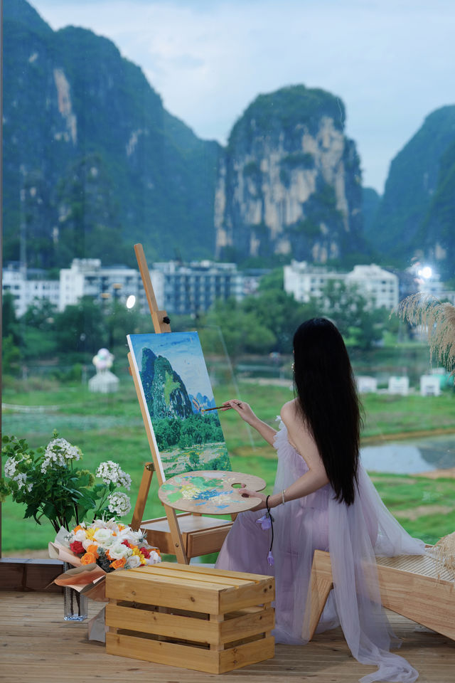 為咗呢扇窗！！特登去咗陽朔一趟