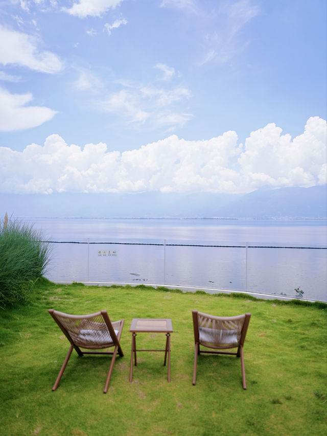 洱海邊嘅法式浪漫花園超大海景露台！